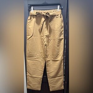Forever 21 Wide Leg Tan Pants Size M